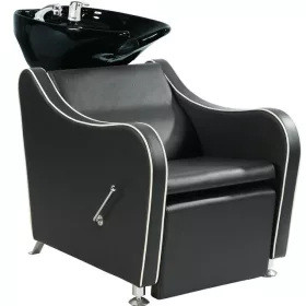   CODA'S Beauty Fejmosó Emelhető Lábbal E132987 Fekete porcelán-Fekete-Fekete szék