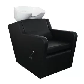   CODA'S Beauty Fejmosó Emelhető Lábbal E132986 Fehér porcelán-Fekete-Fekete szék