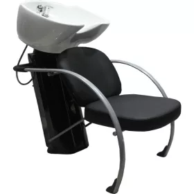   CODA'S Beauty Fejmosó E12952A Fehér porcelán-Fekete-Fekete szék