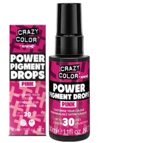   Crazy Color Power Pigment Drops Színpigment Cseppek Pink - Rózsaszín 30ml
