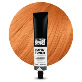   Crazy Color Rapid Toner Középtartós színező Blazing Copper 100ml