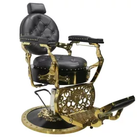   CODA'S Beauty Barber Szék Hidraulikus, Dönthető háttámlával E19169-2-L Fekete